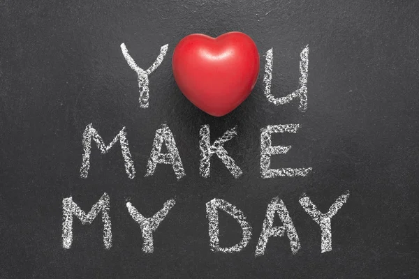 You make my day heart — Stock Photo, Image