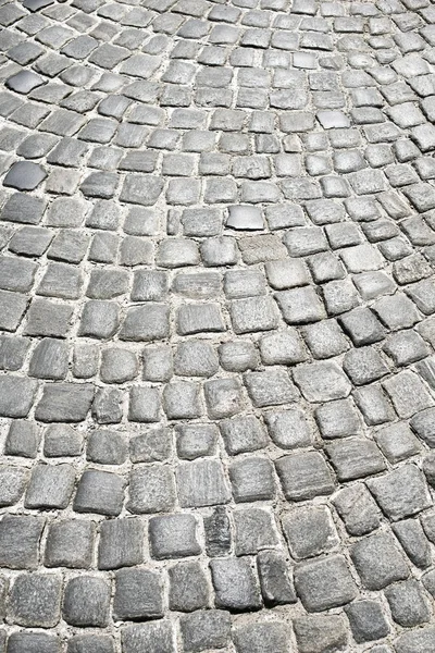 Pavimento de paralelepípedos de Varsóvia — Fotografia de Stock