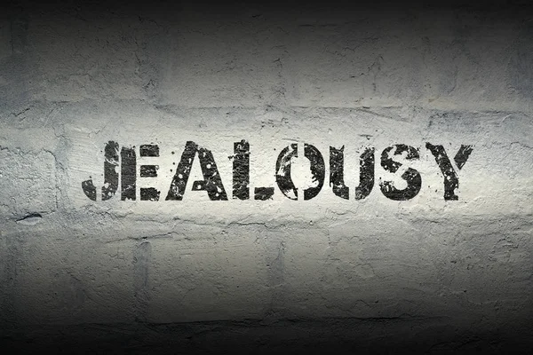 Jealousy WORD GR — Stock Photo, Image