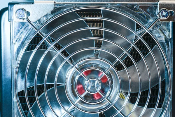 Фрагмент охлаждающего вентилятора — стоковое фото