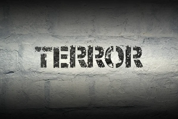 Terror word gr — Stock Photo, Image