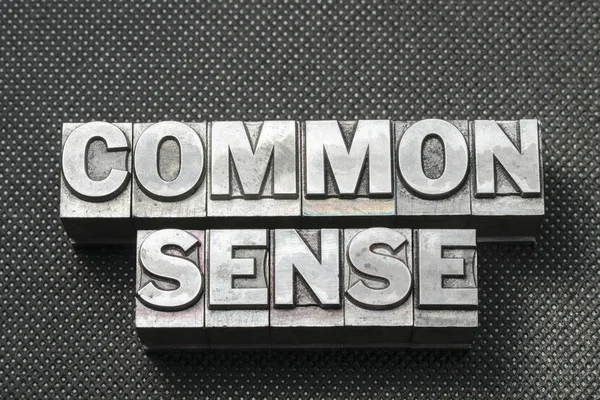 Common sense bm — Stock Photo, Image