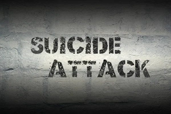 Suicide attack gr — Stock Photo, Image