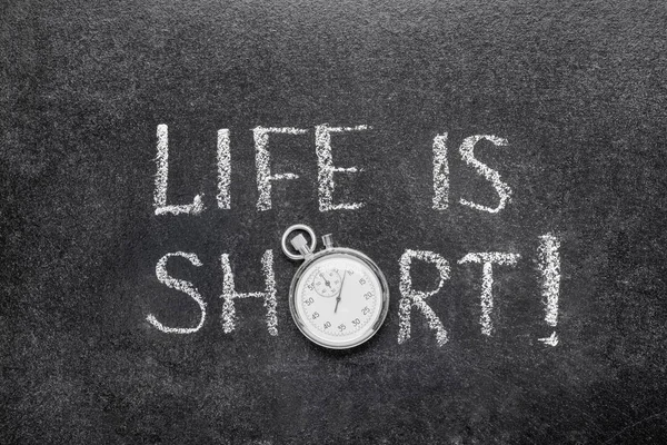 Life is short watch — Stock Photo, Image