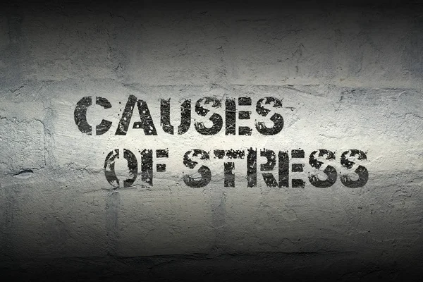 Причини стресу — стокове фото