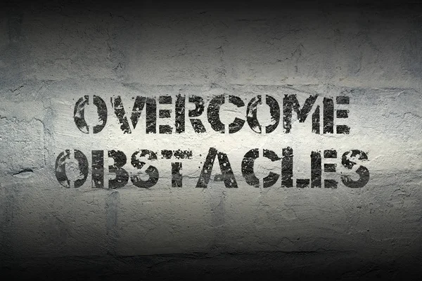 Overcome obstacles gr — Stock Photo, Image