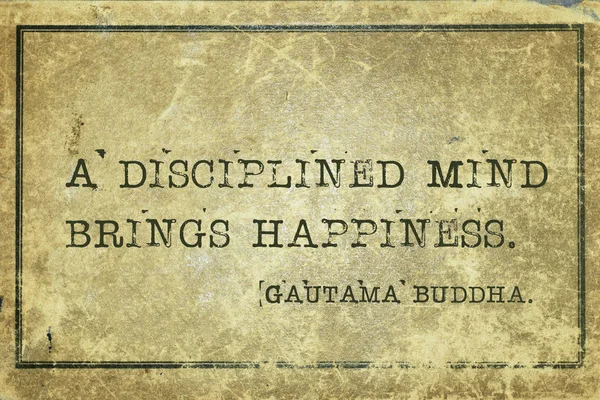 Mente disciplinada Buda — Fotografia de Stock