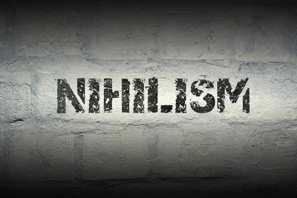 Nihilismo palabra gr — Foto de Stock
