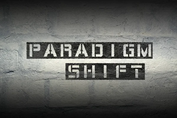 Paradigm shift gr — Stock Photo, Image