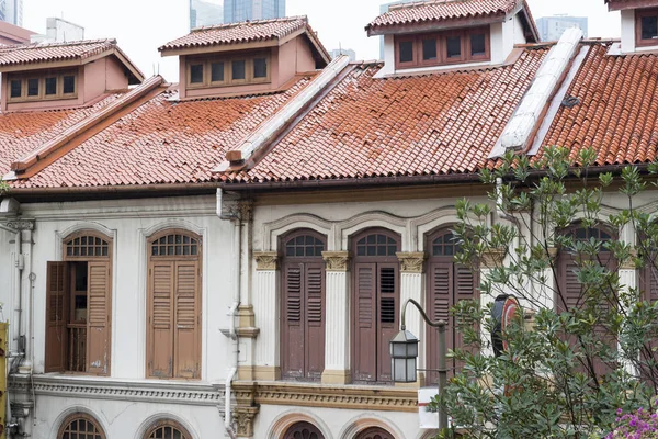 Chinatown buildings  row — Stock Photo, Image