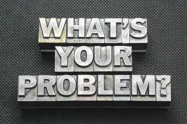 Your problem ask bm — Stock Photo, Image