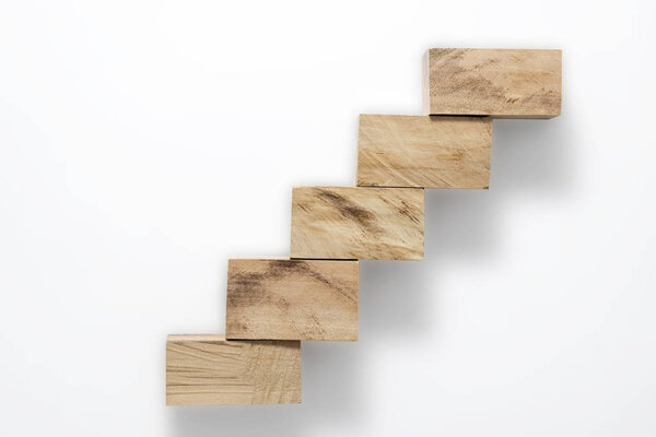 wooden blocks ladder