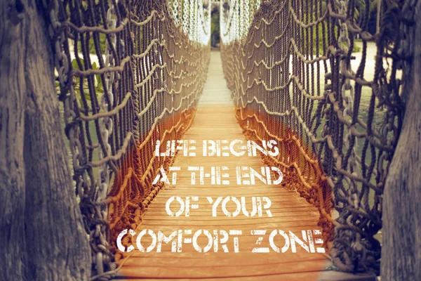 Life begins bridge — Stock Photo, Image