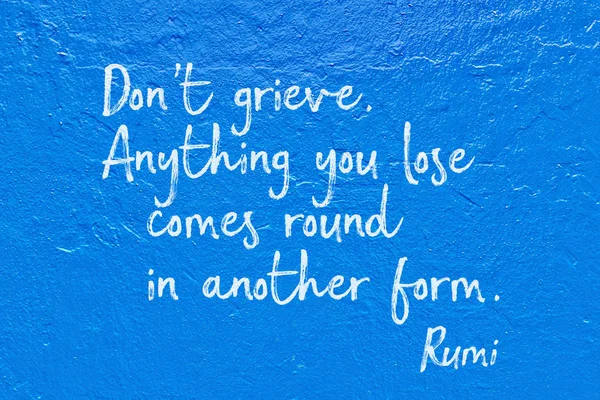 Ne grieve kék Rumi — Stock Fotó