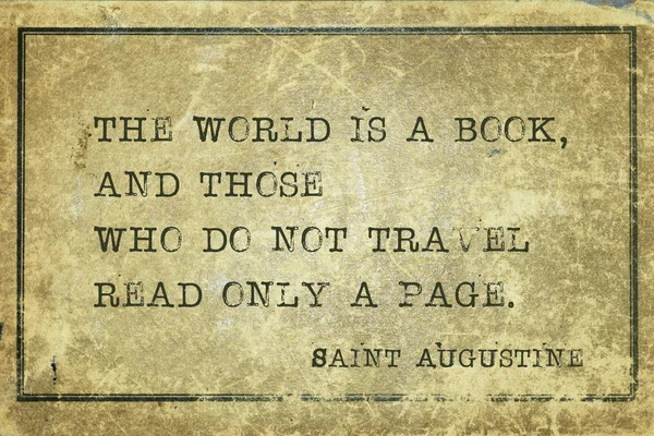 Podróży Saint Augustine — Zdjęcie stockowe