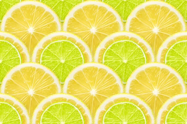 Frescura de limão e limão — Fotografia de Stock