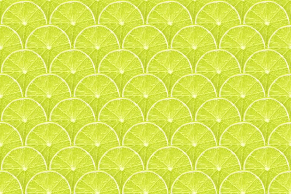 Lime slices pattern — Stock Photo, Image