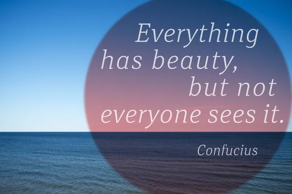 See the beauty Confucius — Stock Photo, Image