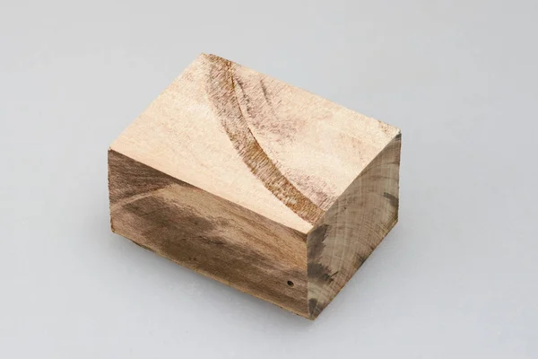 Wooden block isolated — Stock Photo, Image