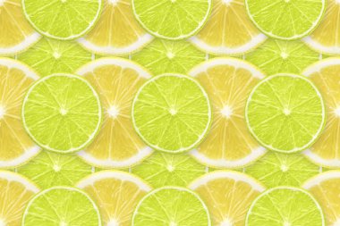 kireç ve limon dilimleri desen