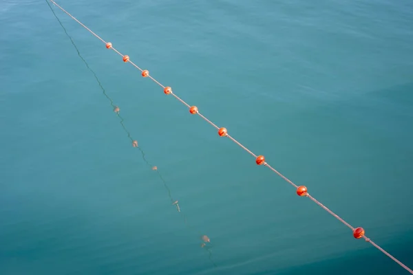 Water border rope — Stock Photo, Image