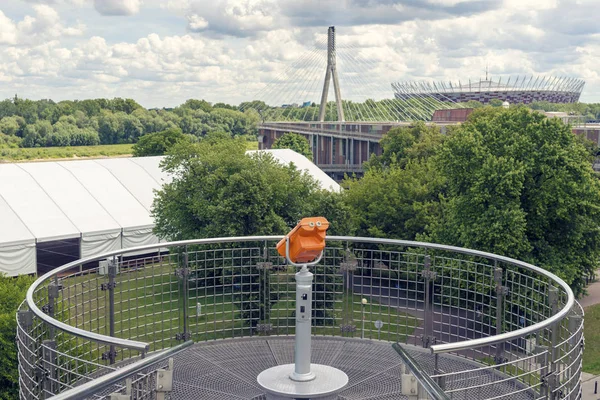 Observation deck in Warsaw — Stock Photo, Image