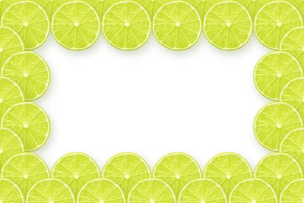 taze limon dilimleri çerçeve