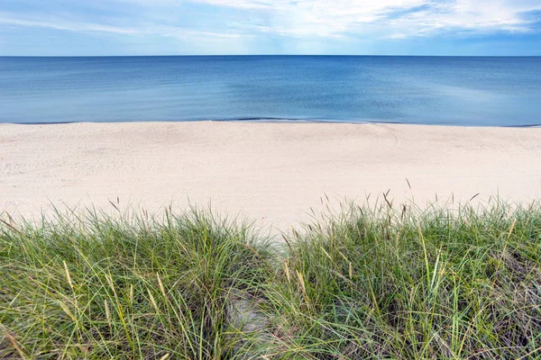 Leerer Sandstrand — Stockfoto