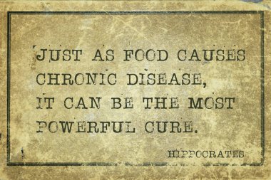 food cure Hippocrates clipart