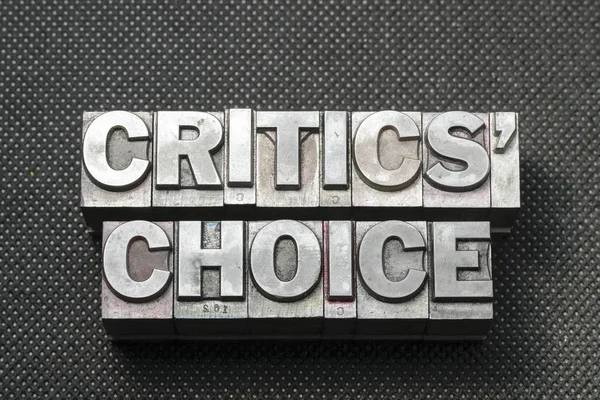 Escolha dos críticos bm — Fotografia de Stock