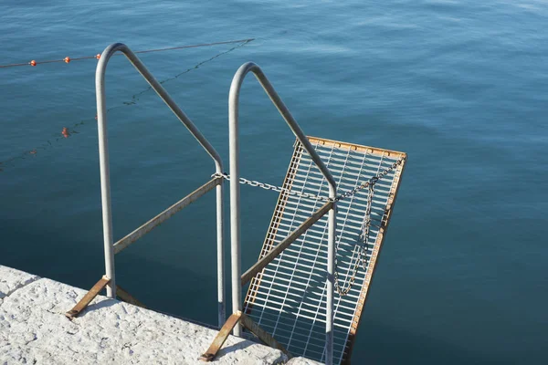 Sea pier ladder — Stock Photo, Image