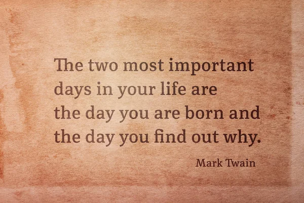 Två dagar Twain — Stockfoto