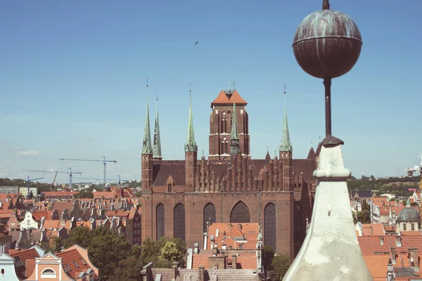 Gdansk old city view — Stock Photo, Image