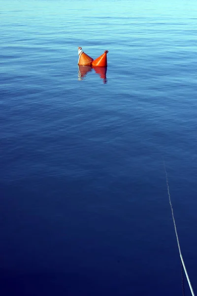 Two red buoys — Stock Photo, Image