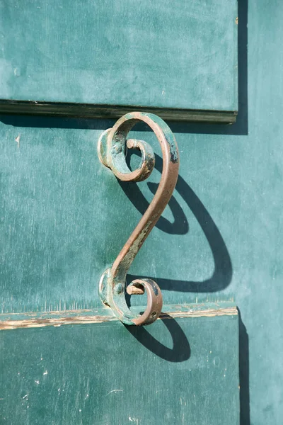 Sarmal kapı kolu — Stok fotoğraf