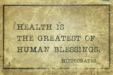 Hipokrat sağlıktır