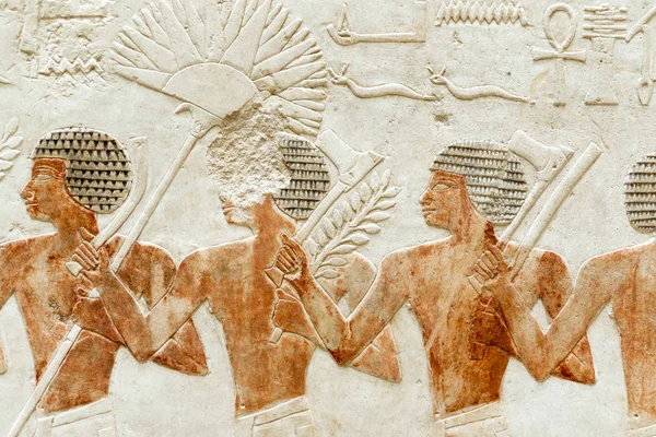 Ancient Egyptian relief — Stock Photo, Image