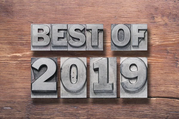 Best of 2019 wooden — Stock Photo, Image