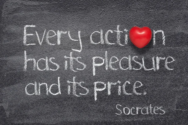 Every action Socrates — 스톡 사진