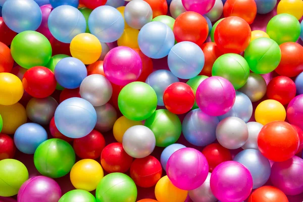 Multicolored plastic balls — Stock Photo, Image