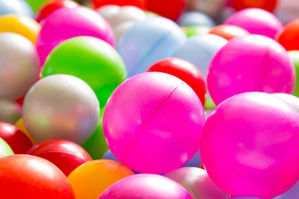 Multicolored plastic balls — Stock Photo, Image