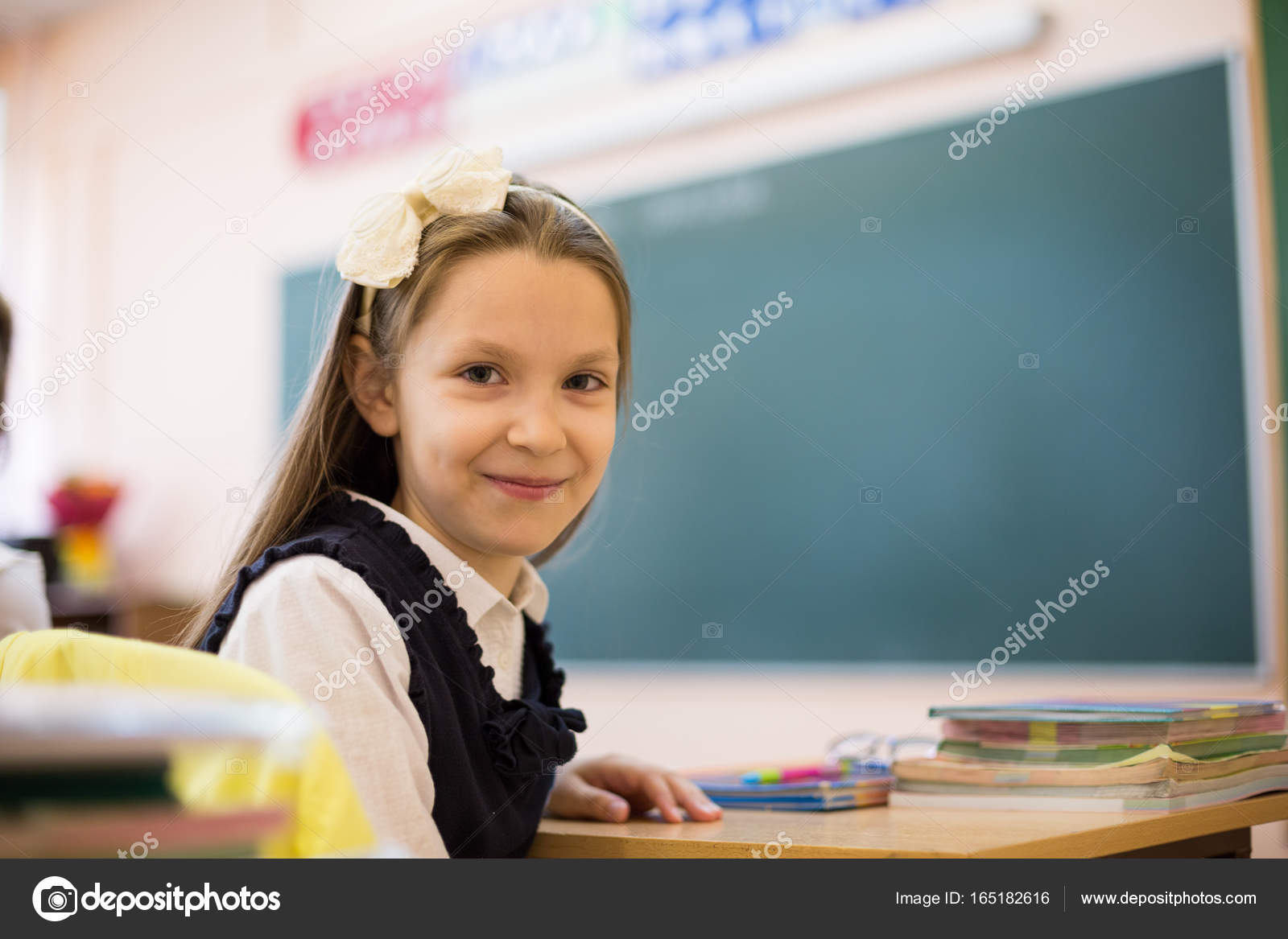 Schoolgirl classroom
