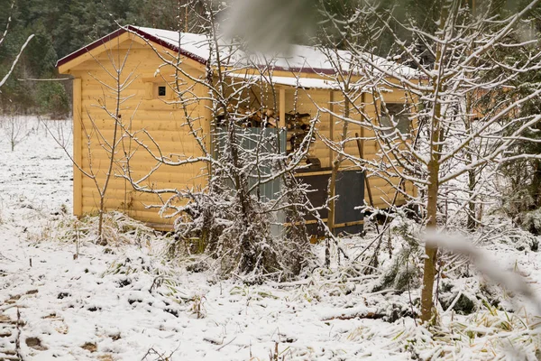 Woden cabins — Stock Photo, Image