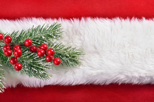 Fundo de Natal vermelho e branco — Fotografia de Stock