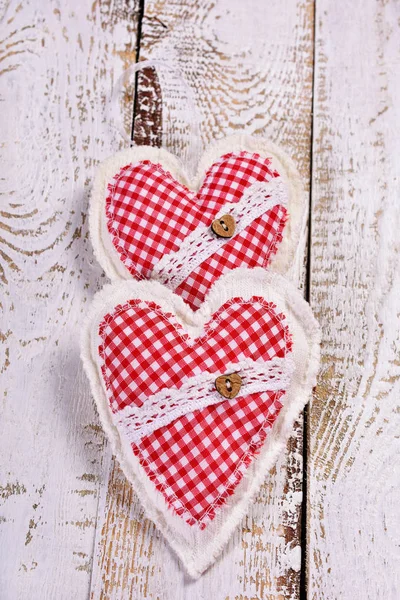 Two valentines hearts — Stock Photo, Image