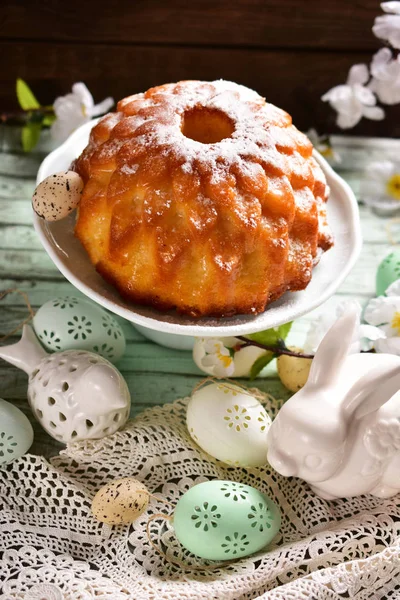 Szép alakú Húsvét sütemény — Stock Fotó