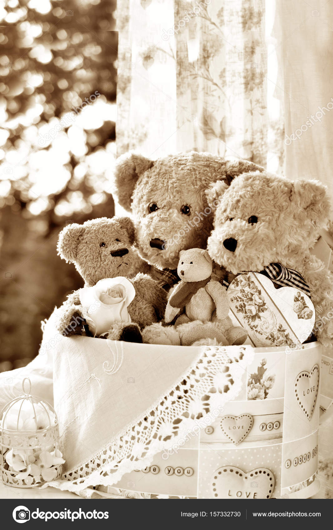 stuffed bear family