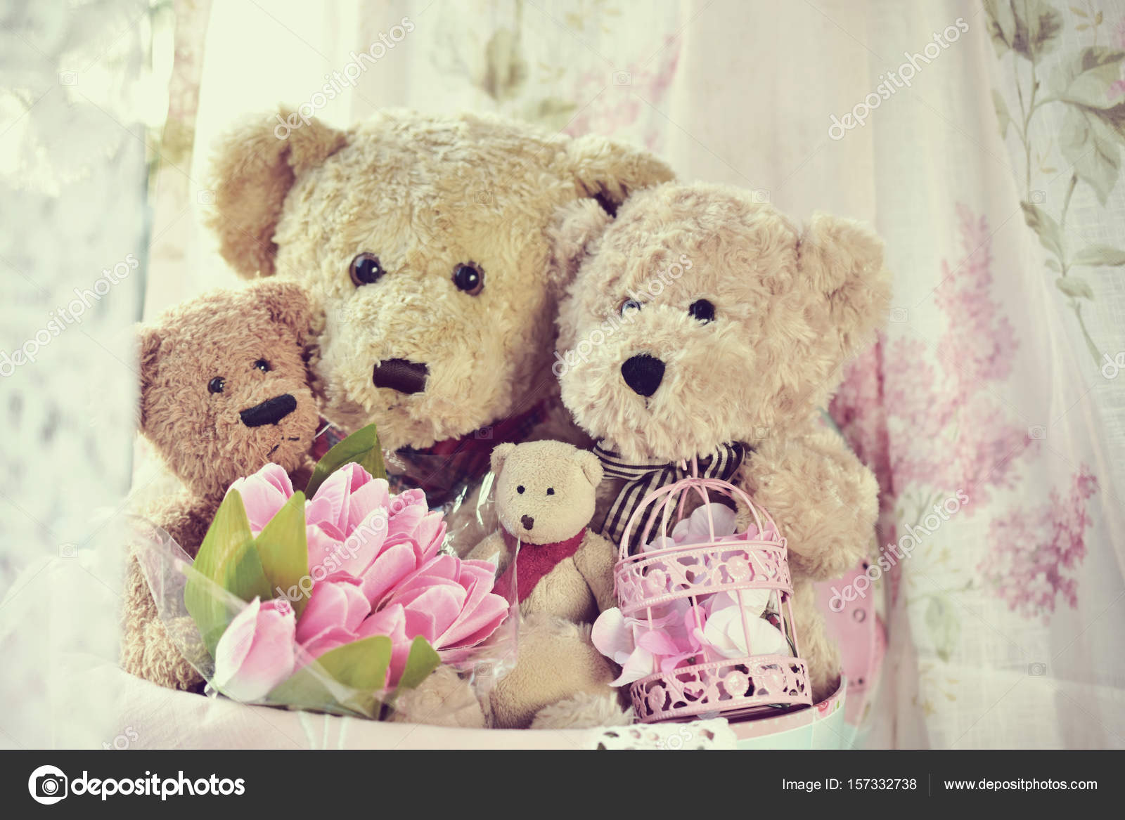 vintage style teddy bear