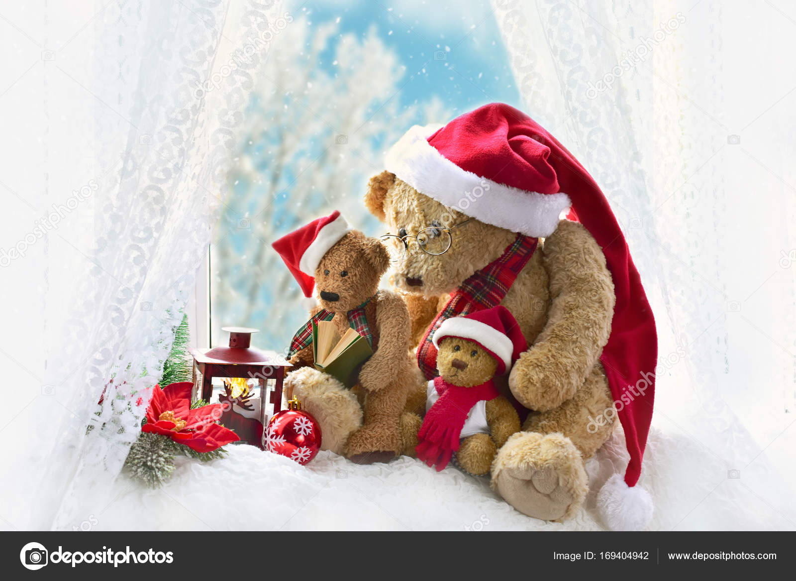 christmas teddy bears