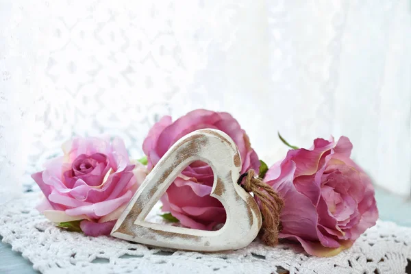 Decorazione romantica per matrimonio o San Valentino — Foto Stock